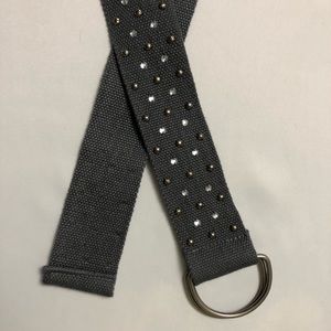 🌸 grey studded size 16 belt